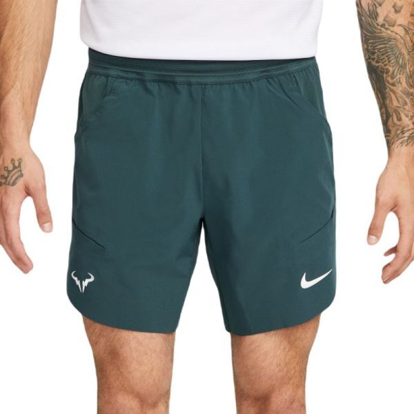 Nike Pantaloncini da tennis da uomo Dri-Fit Rafa Short deep jungle/lime ice/white XS