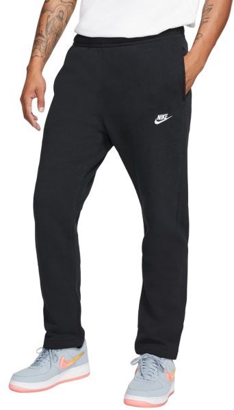 Nike Pantaloni da tennis da uomo Sportswear Club Fleece Pants black/black/white L