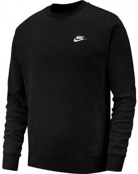 Nike Felpa da tennis da uomo Swoosh Club Crew M black/white XL