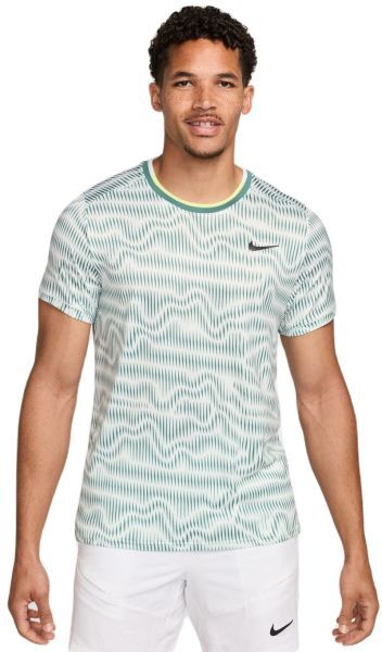 Nike T-shirt da uomo Court Advantage Tennis Top barely green/bicoastal/black XS