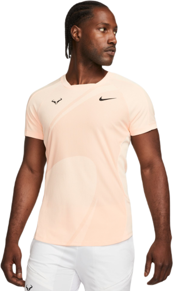 Nike T-shirt da uomo Dri-Fit Rafa Tennis Top ice peach/black L