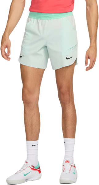 Nike Pantaloncini da tennis da uomo Dri-Fit Rafa Short jade ice/emerald rise/black XS