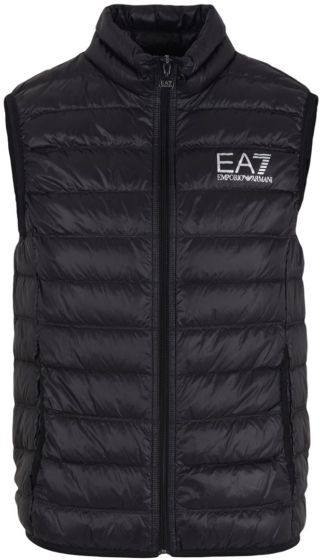 EA7 Gilet da tennis da uomo Man Woven Down Waistcoat black L