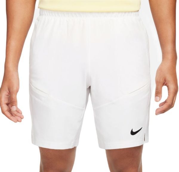 Nike Pantaloncini da tennis da uomo Court Dri-Fit Advantage 9" Tennis Short white/white/black XS