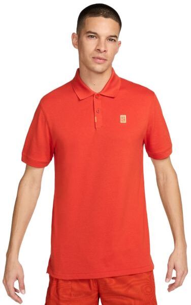 Nike Polo da tennis da uomo Polo Dri-Fit Heritage Slim2 rust factor XXL