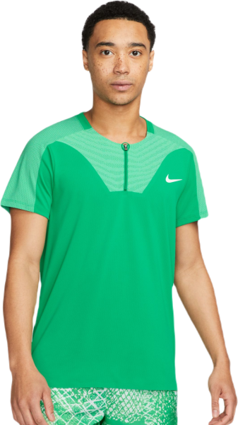 Nike Polo da tennis da uomo Dri-Fit Advantage Slam Tennis Polo stadium green/white XXL