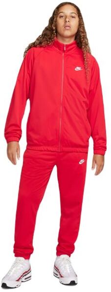 Nike Tuta da tennis da uomo Club Sportswear Sport Casual Track Suit university red/white XXL