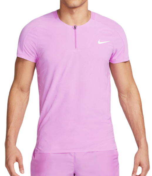 Nike Polo da tennis da uomo Court Dri-Fit Adventage Slam Tennis Polo rush fuchsia/white S