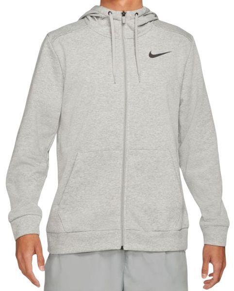 Nike Felpa da tennis da uomo Dri-Fit Hoodie Full Zip M charcoal heather/black L