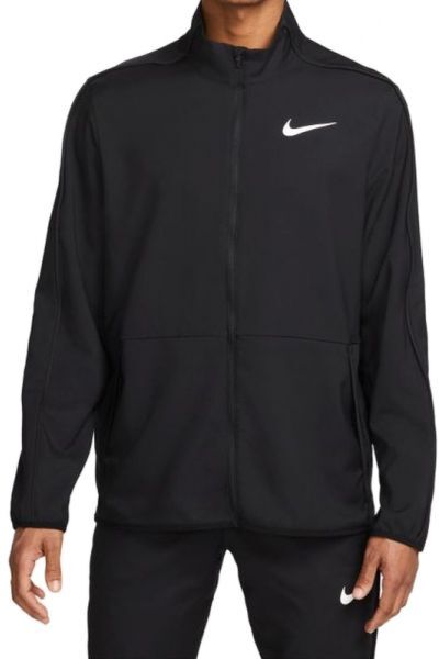 Nike Felpa da tennis da uomo Dri-Fit Woven Training Jacket black/black/white L