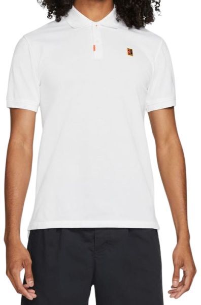 Nike Polo da tennis da uomo Polo Dri-Fit Heritage Slim2 M white S