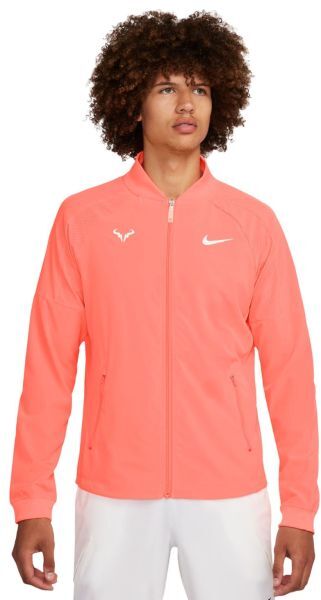 Nike Felpa da tennis da uomo Court Dri-Fit Rafa Jacket bright mango/white XS