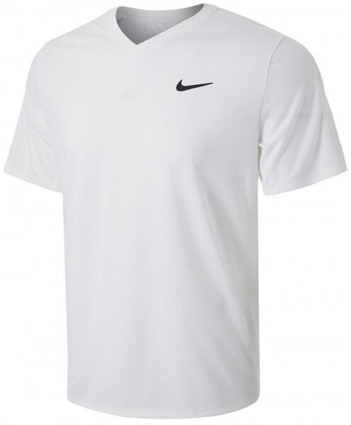 Nike T-shirt da uomo Court Dri-Fit Victory white/white/black S