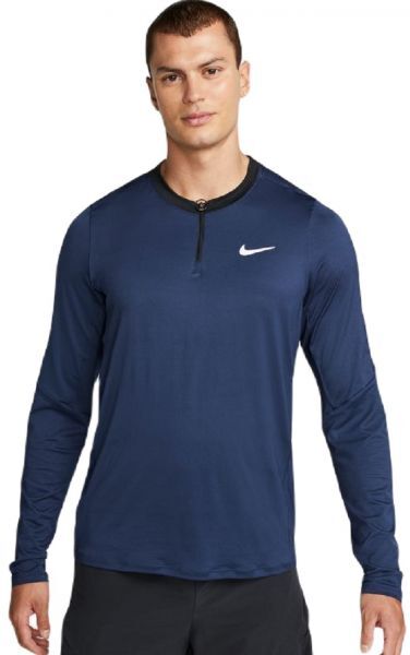 Nike T-shirt da tennis da uomo Dri-Fit Adventage Camisa midnight navy/black/white XL