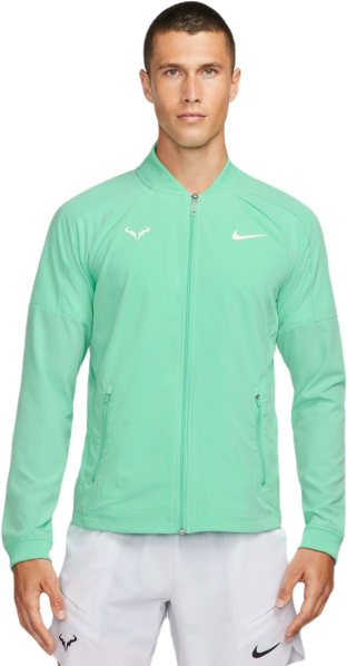 Nike Felpa da tennis da uomo Court Dri-Fit Rafa Jacket emerald rise/emeradl rise/white L