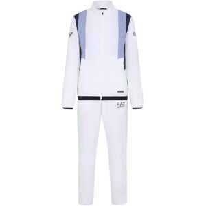 EA7 Tuta da tennis da uomo Man Woven Tracksuit white L