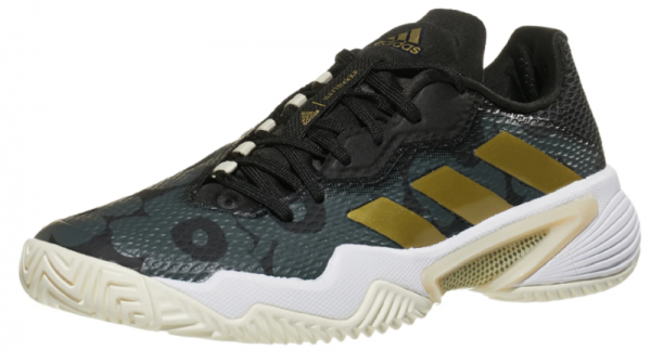 Adidas Scarpe da tennis da donna Barricade W core black/gold metallic/carbon 40