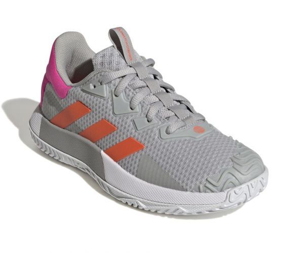 Adidas Scarpe da tennis da donna Sole Match Control W grey two/solar orange/team shock pink 42