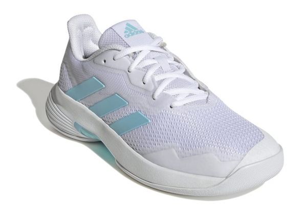 Adidas Scarpe da tennis da donna CourtJam Control W Carpet cloud white/bliss blue/cloud white 40