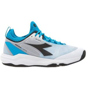 Diadora Scarpe Da Tennis Da Uomo Speed Blushield Fly 3 + Clay White/black/blue Jewel 44,5