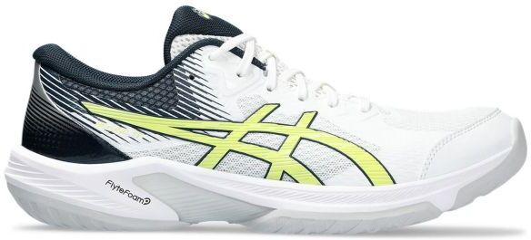 Asics Scarpe da uomo per badminton/squash Beyond FF white/glow yellow 43,5