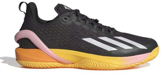 Adidas Scarpe da tennis da uomo Adizero Cybersonic M Clay black/orange/pink 40 2//3