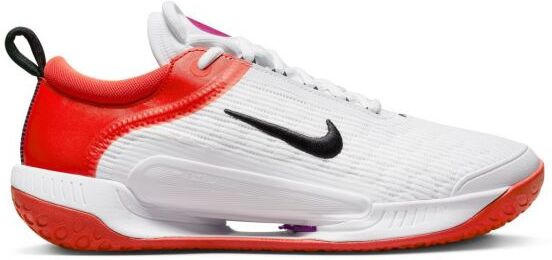 Nike Scarpe da tennis da uomo Zoom Court NXT HC white/black/picante red/fuchsia dream 42