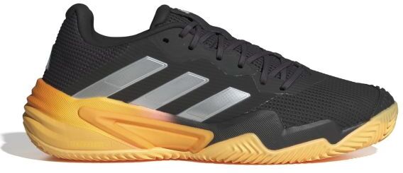 Adidas Scarpe da tennis da uomo Barricade 13 M Clay black/yellow/orange 46