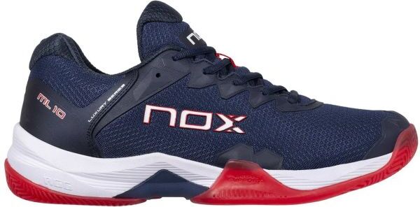 NOX Scarpe da uomo per il padel ML10 Hexa blue/fiery red 43