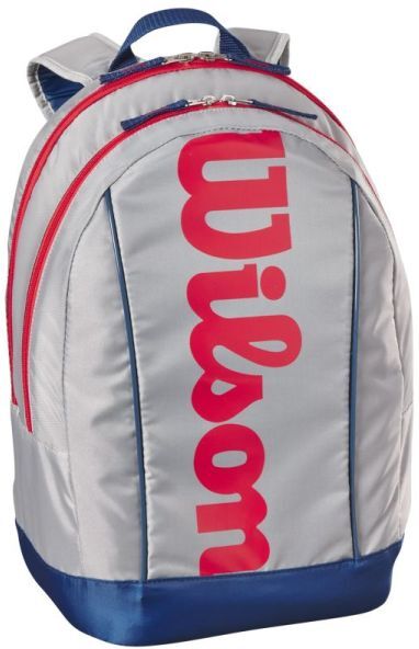 Wilson Zaino da tennis Junior Backpack light grey/red/blue