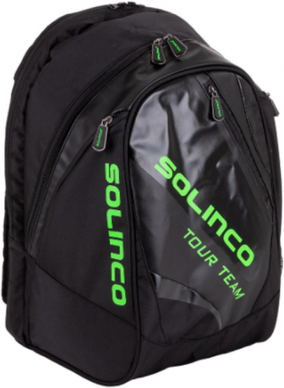 Solinco Zaino da tennis Back Pack black/green