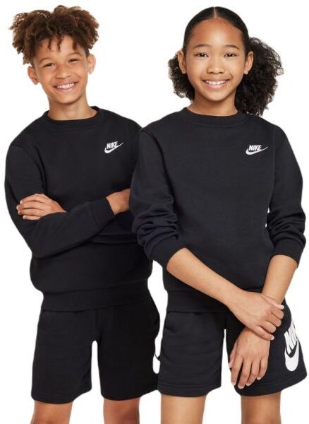 Nike Felpa per ragazze Kids Sportswear Club Fleece Hoodie black/white M