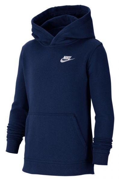 Nike Felpa per ragazzi Sportswear Club PO Hoodie midnight navy/white S
