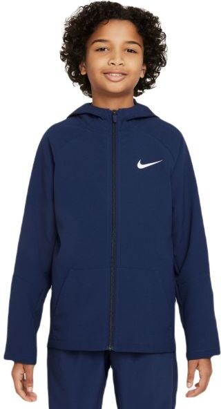 Nike Felpa per ragazzi Boys Dri-Fit Woven Training Jacket midnight nawy/midnight nawy/black/white L