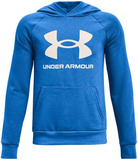 Under Armour Felpa per ragazzi Rival Fleece Hoodie blue M