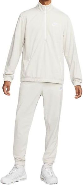 Nike Tuta da tennis da uomo Sportswear Sport Essentials Track Suit light orewood/white XXL