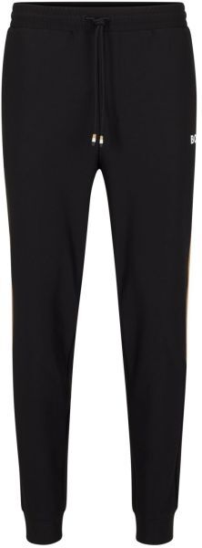 BOSS Pantaloni da tennis da uomo x Matteo Berrettini Tracksuit Bottoms In Active-Stretch Fabric With Side Strip black S