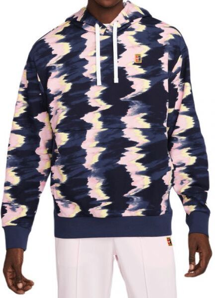 Nike Felpa da tennis da uomo Court Fleece Tennis Hoodie pink foam M