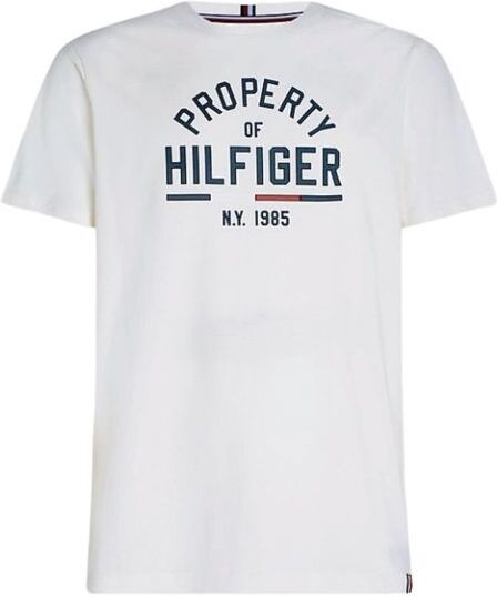 Tommy Hilfiger T-shirt da uomo Graphic SS Tee ancient white XXL