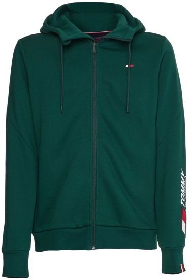 Tommy Hilfiger Felpa da tennis da uomo Essentials Full Zip Hoody hunter XXL