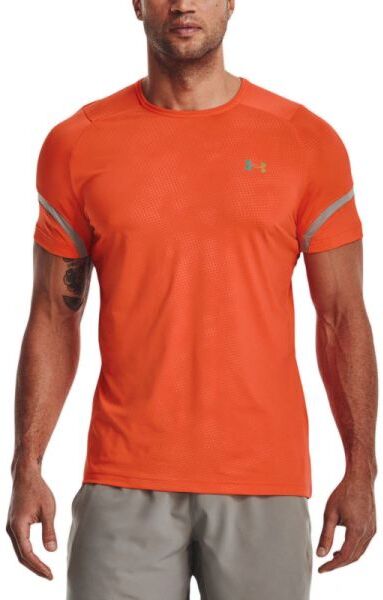 Under Armour T-shirt da uomo Rush Emboss Short Sleeve papaya/pewter XL