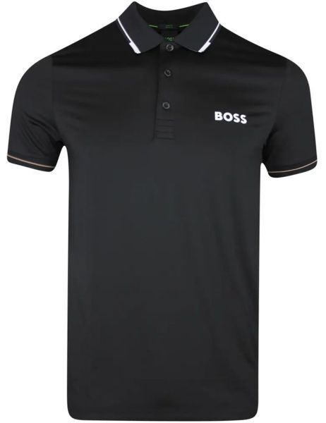 BOSS Polo da tennis da uomo Paul Pro Slim Fit Polo Shirt black M