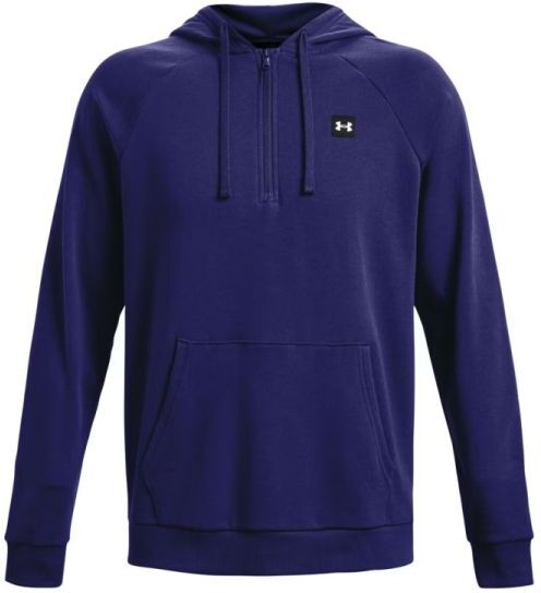 Under Armour Felpa da tennis da uomo Men's UA Rival Fleece 1 Zip Hoodie sonar blue/onyx white L