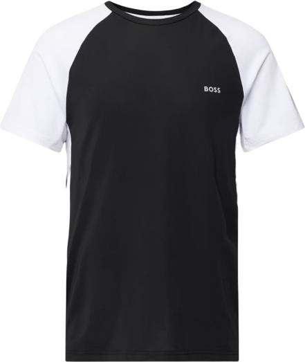 BOSS T-shirt da uomo Colour-Blocked Slim-Fit T-Shirt With Decorative Reflectiv black XL