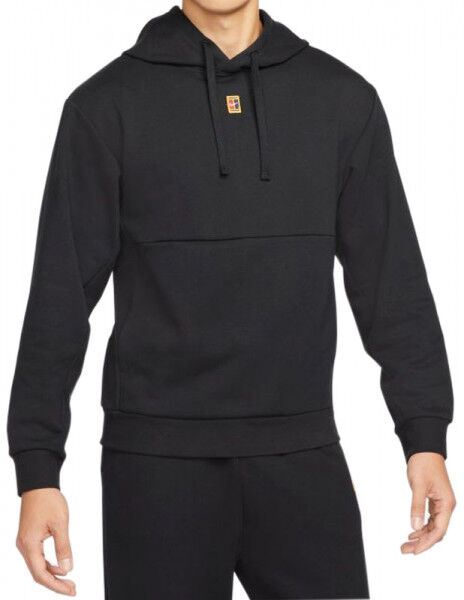 Nike Felpa da tennis da uomo Court Fleece Tennis Hoodie M black XL