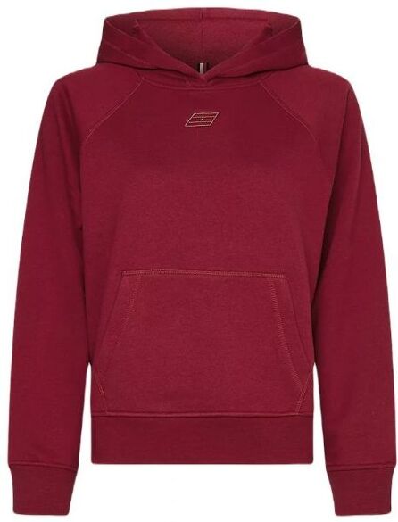 Tommy Hilfiger Felpa da tennis da donna Relaxed Soft Modal Fleece HWK rouge M