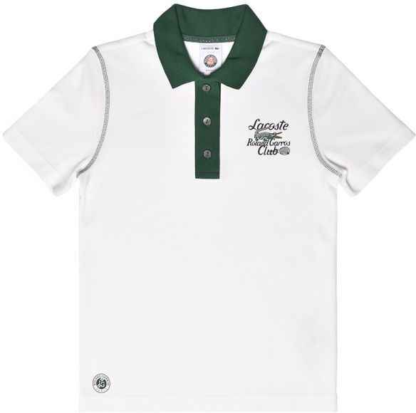 Lacoste Polo da donna Roland Garros Edition Cotton Pique Polo Shirt white XXL