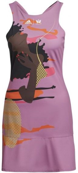 Adidas Vestito da tennis da donna Tennis New York Y Dress semi/pulse/liliac L