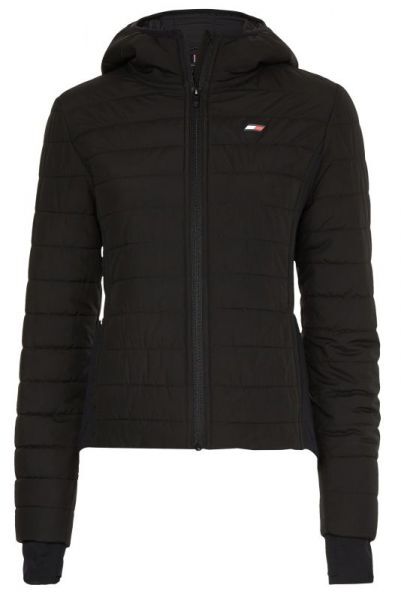 Tommy Hilfiger Giacca da tennis da donna Slim Sorona Padded Hood Jacket black M