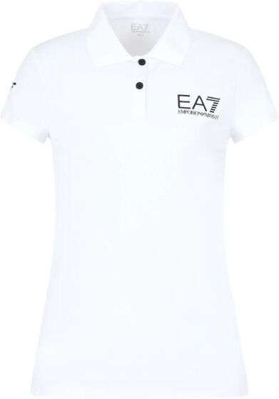 EA7 Polo da donna Woman Jersey Polo Shirt white S